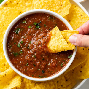 Extra Hot Roasted pepper salsa (16 oz)